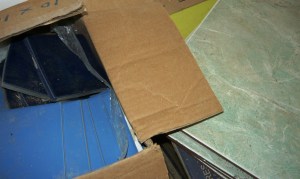 floor mosaic blue green