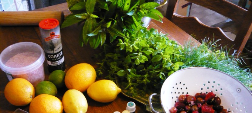 Blooming marvelous herbs.