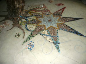 mosaic star floor 